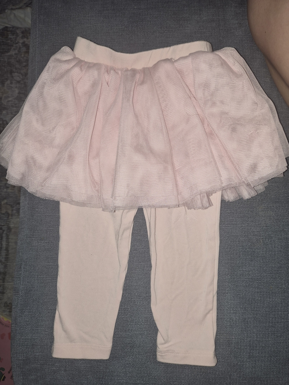 Little Sleepies Light Pink Tulle Skort Leggings